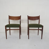 Set of two teak Pastoe "SA10" dining chairs, The Netherlands 1959