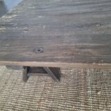 Old wood coffee table 180 x 109 x 37