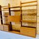 1960s Teak Composable Wall Shelf Library