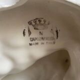 Pair Italian porcelain table lamps by Capodimonte