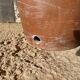 Rare Large sandstone umbrella door