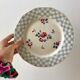 Set of 8 flat plates Digoin Sarreguemines 30s 40s