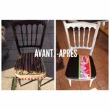 Napolèon III style chair vintage style