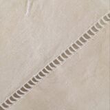 Old linen sheet monogrammed A M