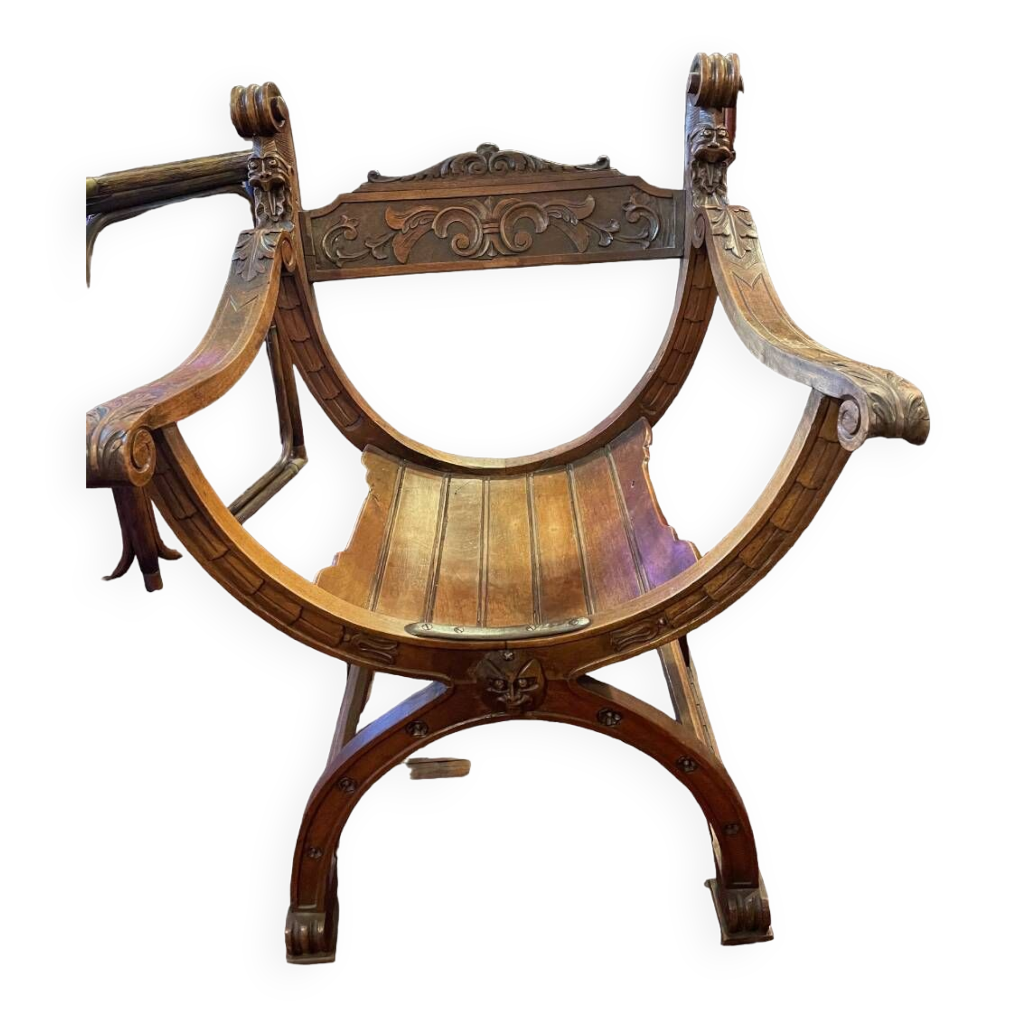 Fauteuil Siege Curule - Dagobert en Bois