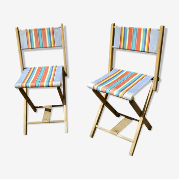 Vintage folding chairs