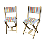 Vintage folding chairs
