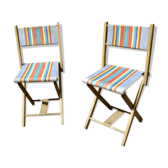 Vintage folding chairs