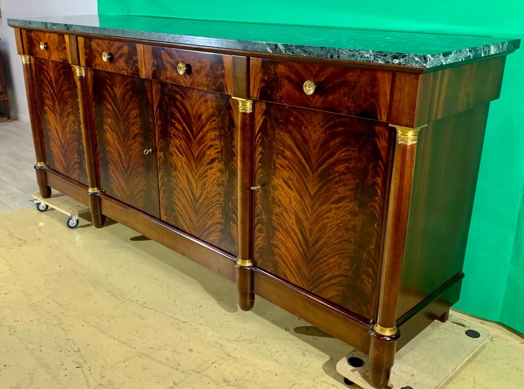 Enfilade empire en acajou