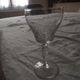 12 glasses Crystal cut sweet wine says glasses to "Monbazillac"