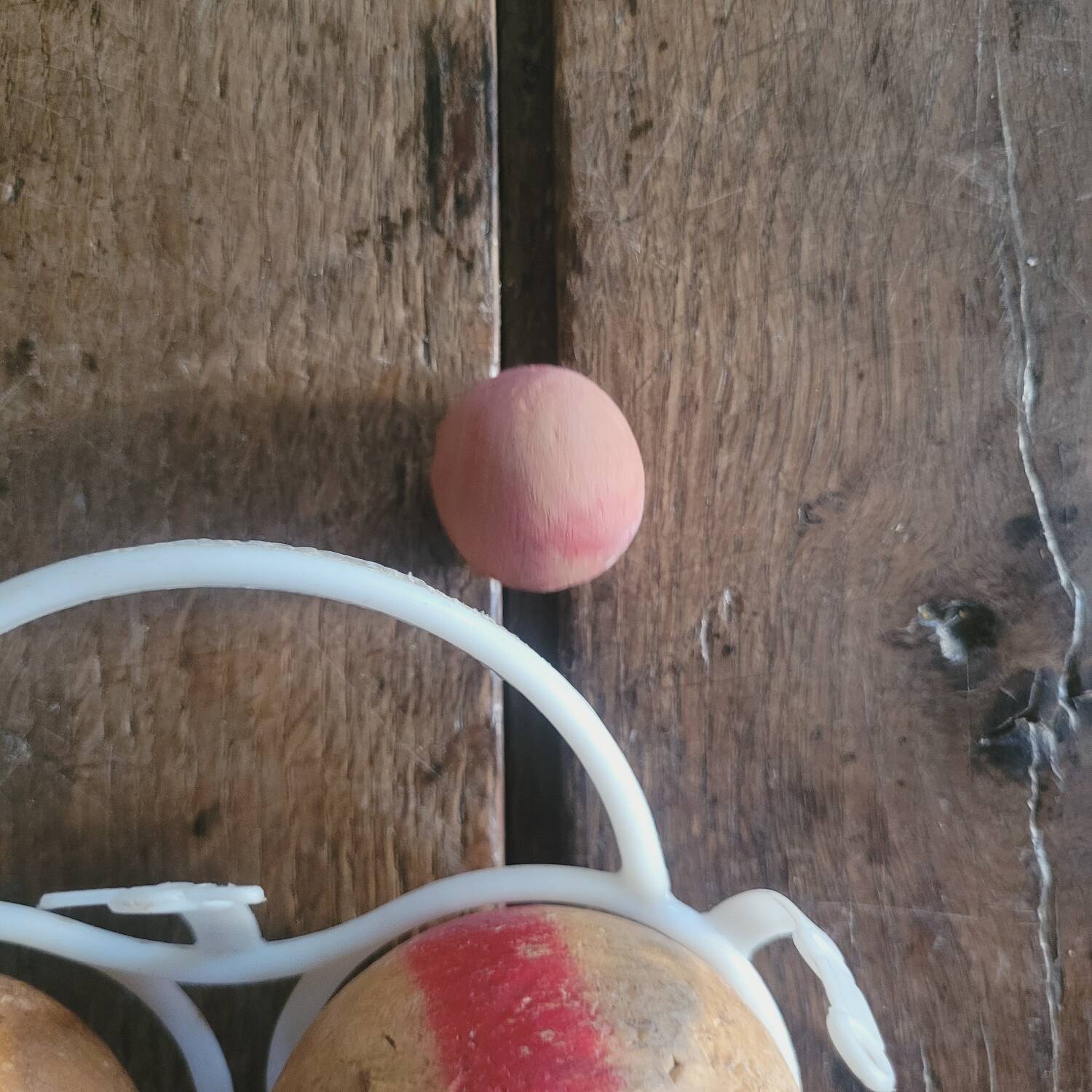 60s wooden boules game
