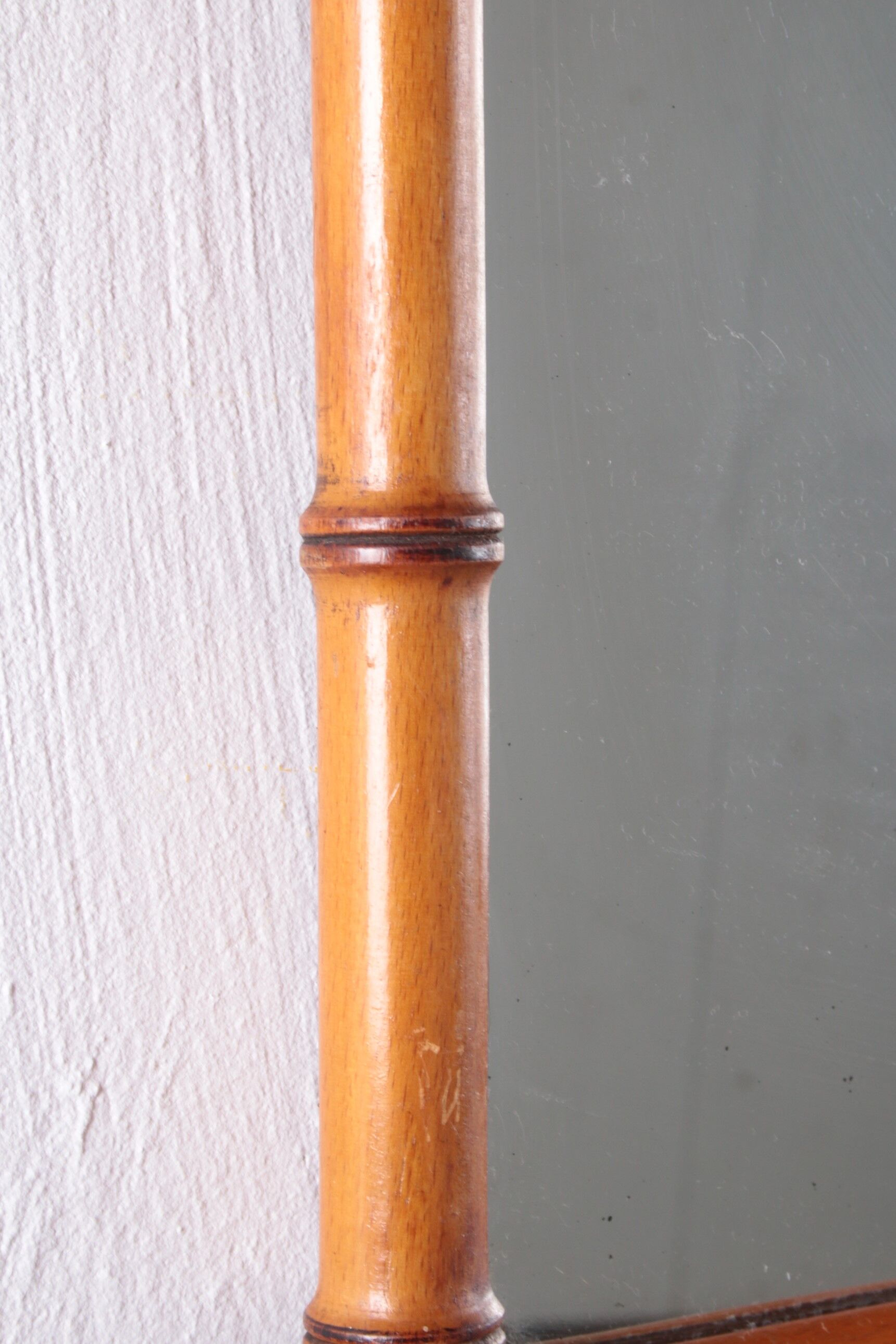French Bamboo Mirror
