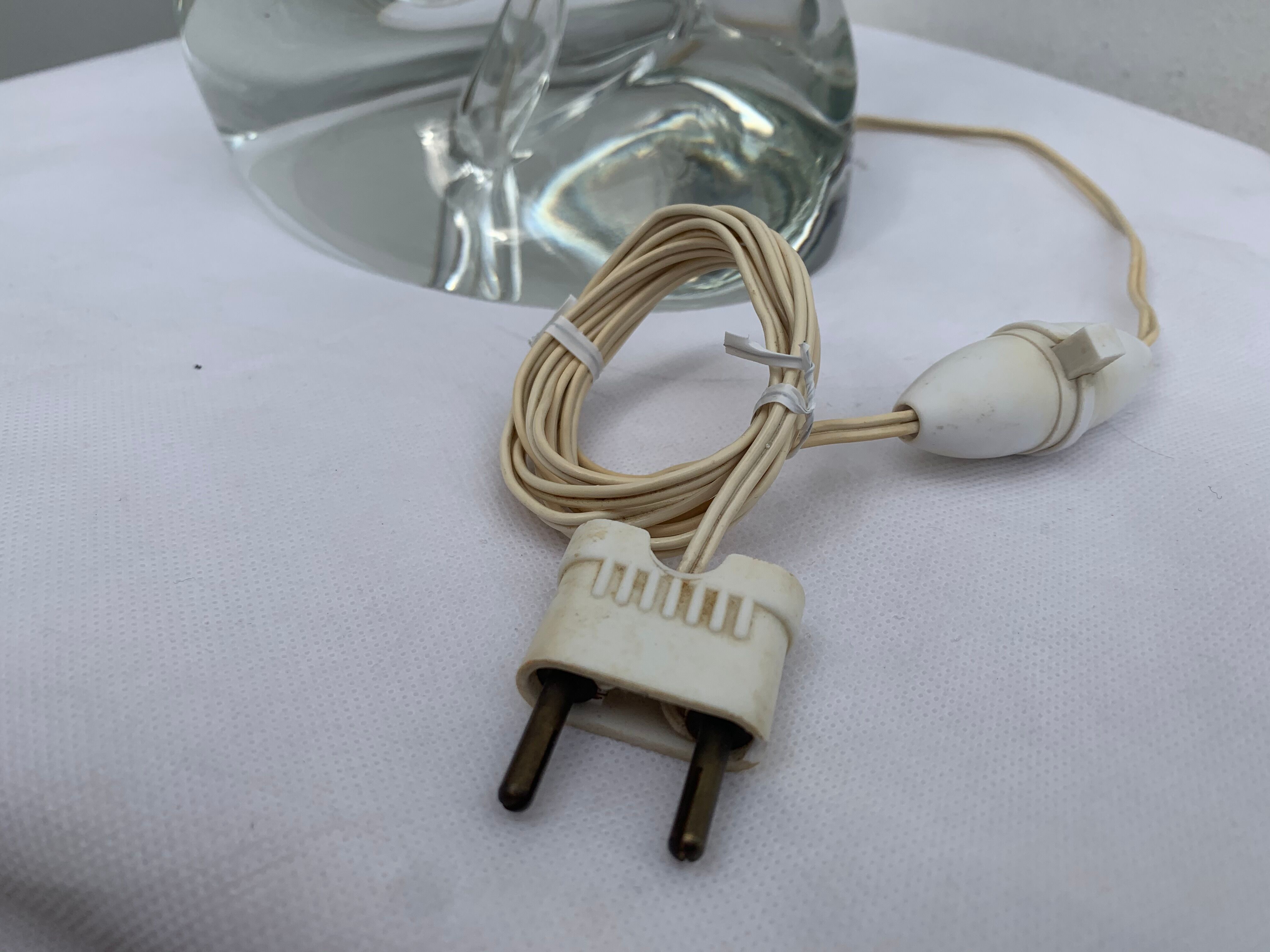 Sèvres crystal lamp foot