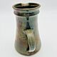 Savoyard glazed terracotta pitcher with leaf decoration - 661005