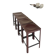 4 rare Matteo Grassi Warm Brown/Bordeaux Red Bark stools