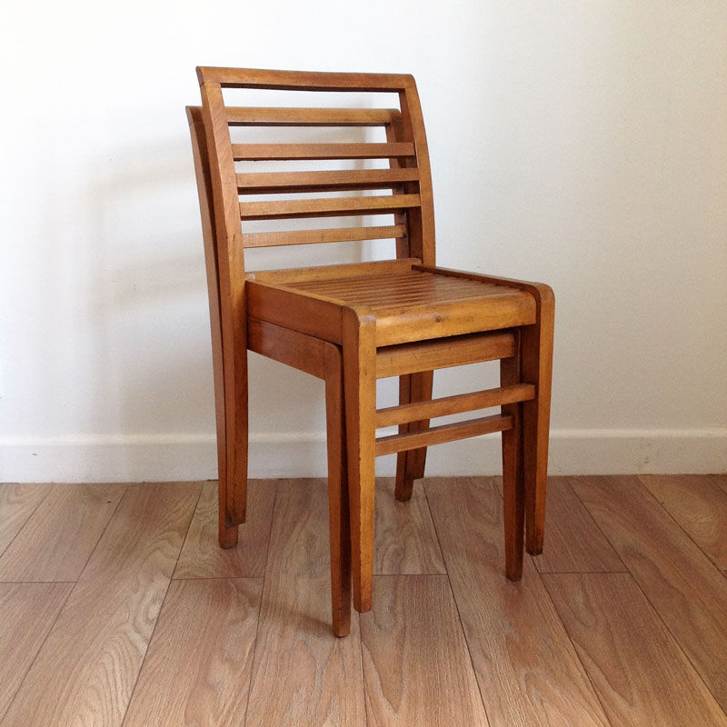 Pair of chairs René Gabriel