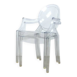 Louis Ghost transparent chair from Kartell.