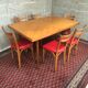 Table pieds compas vintage année 50