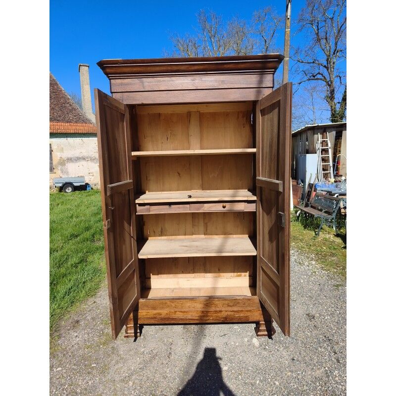 Armoire Louis Philippe noyer 19ème