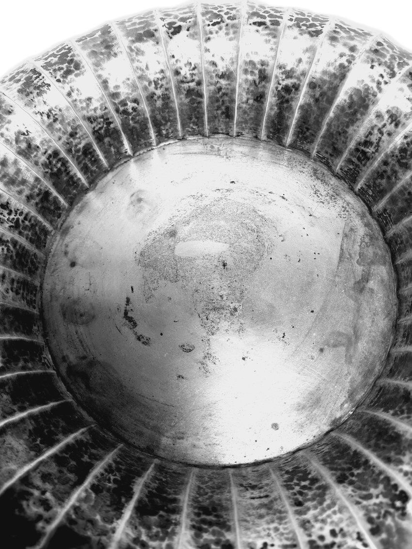 Unique Art Deco Futurist Polish Silver Fruit Bowl from Czaplicki, 1930s
