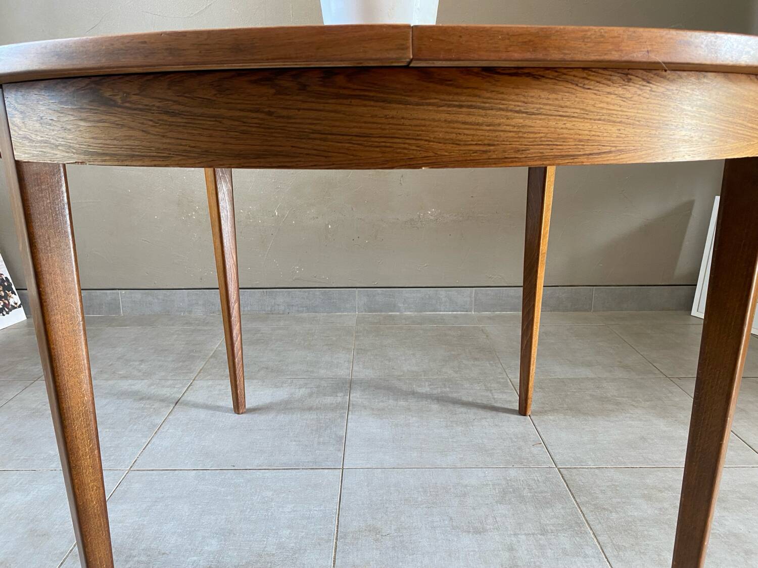 Vintage rosewood round table