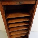 Antique filing cabinet with roller shutter
