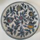 Italian earthenware plate signed CA Deruta – hand-painted floral decoration