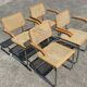 Set of 4 Cesca model armchairs by Marcel Breuer