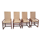 4 chaises Pierre Balmain, 1980