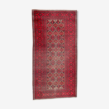 Old Afghan Belutch carpet 97x192 cm