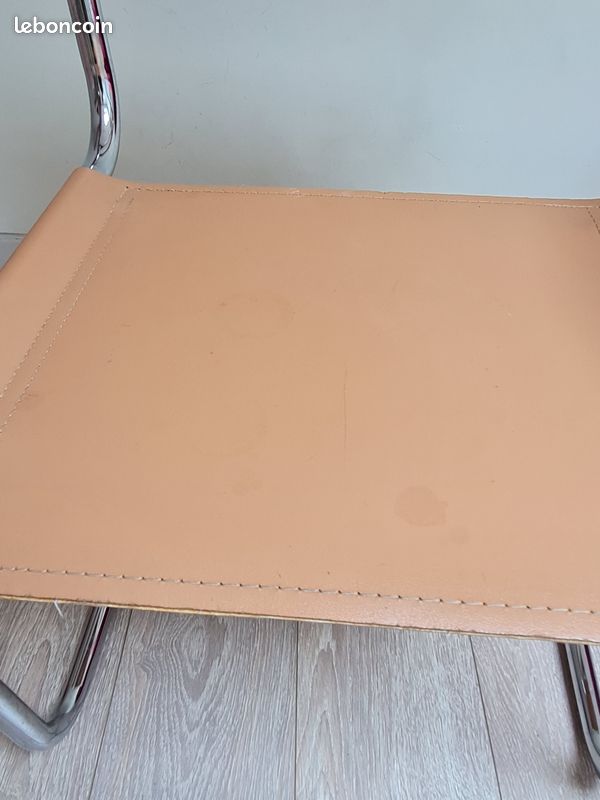 Vintage camel leather armchair