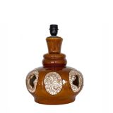 Furniture lamp Textured ecru - brown/grey ceramic