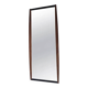 Midcentury Long Teak Wall Mirror, Denmark, 1960s