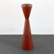 Vintage wooden candle holder, "tulip" candle stick