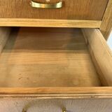 Two-sided oak desk, 50s