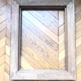 Wooden frame and gilded stucco