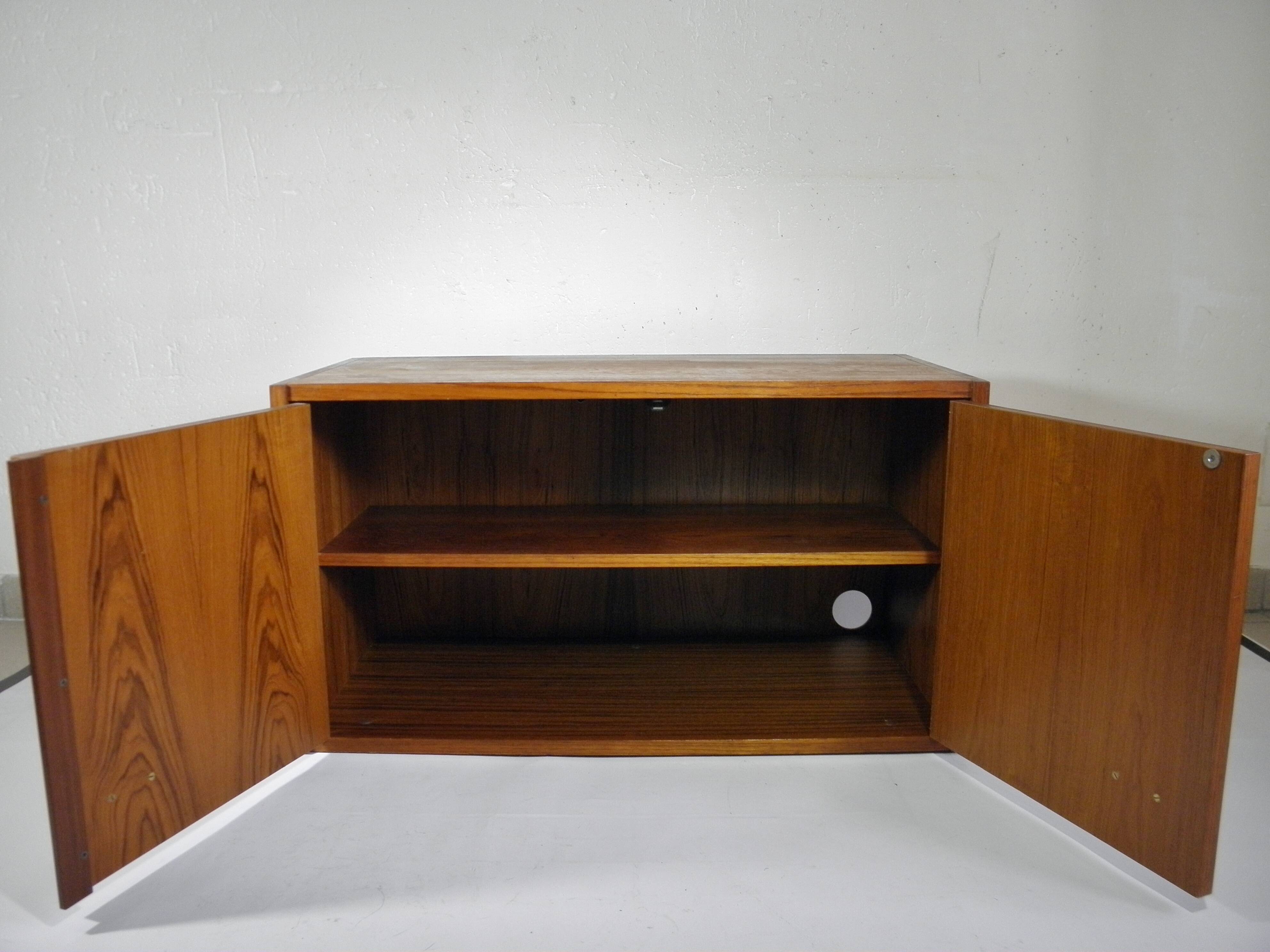TEAK TV UNIT - 1970s