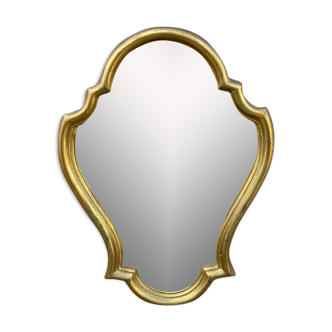 Miroir 1960 bois doré Louis XV