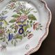 Hand-painted Rouen porcelain plate