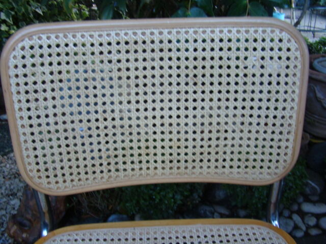 Pair of chairs Cesca B32 Marcel Breuer