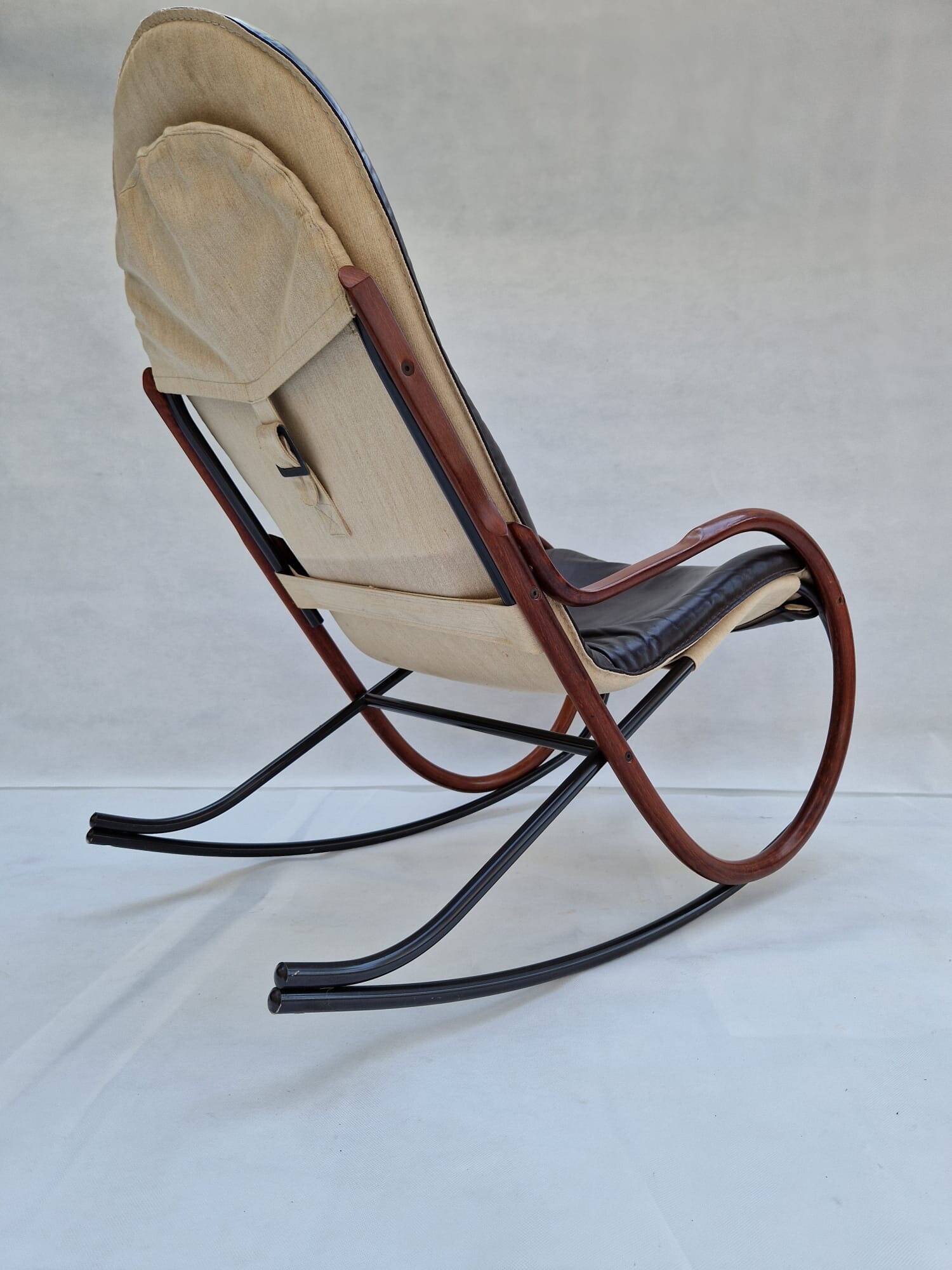Vintage Nonna Rocking Chair by Paul Tuttle for Strässle