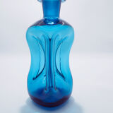 Vase en verre bleu Holmegaard