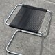 Vintage Knoll Stool Bauhaus Style Chrome Tubular 1970s