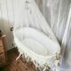 Antique wrought iron rocking chair