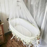 Antique wrought iron rocking chair