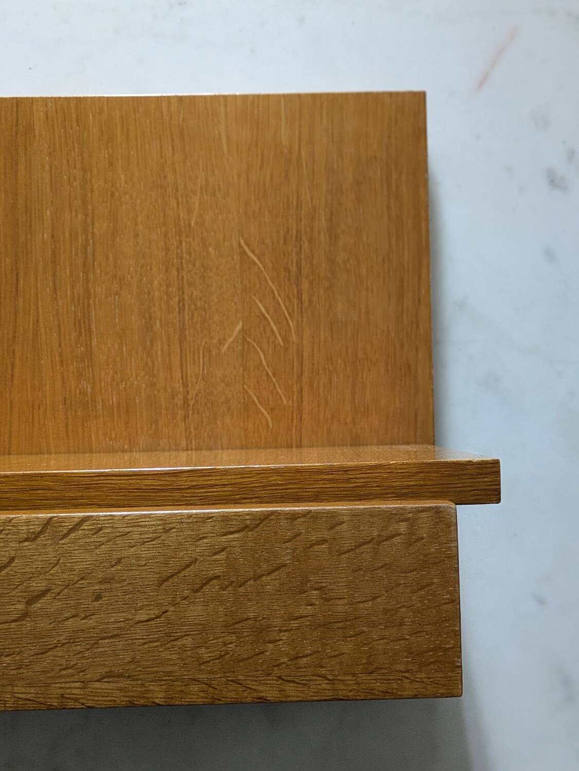 Vintage wall-mounted bedside table 50'60'