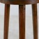 Tabouret tripode bois france, circa 1950