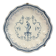 Decorative plate earthenware of Moustiers décor a la berain