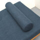 1960s daybed in beechwood, darkblue polstery
