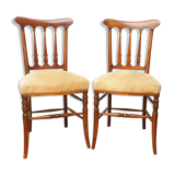Set of english chairs from the 19th century